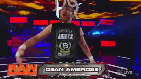 dean ambrose 2017|raw daft 2017.